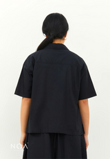 RUMIKO Short Sleeve Shirt - Black