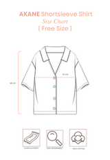 Pre-Order NOA X DHATU AKANE Embroidery Shortsleeve Shirt (Delivery 1 march)