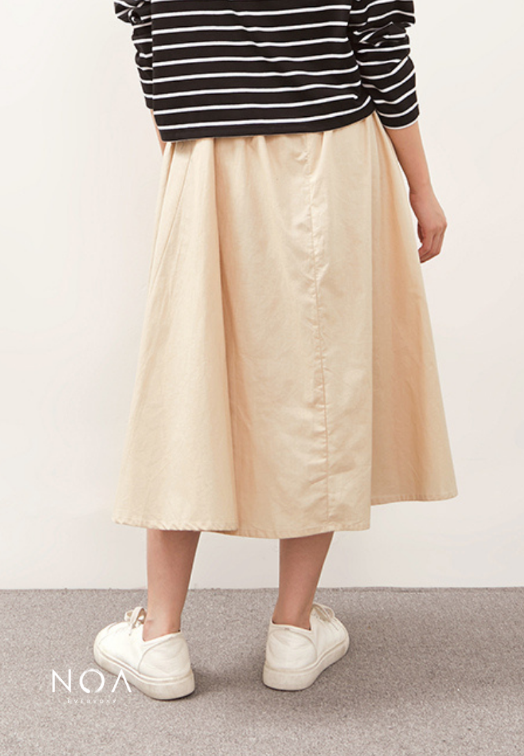 KAZUNA Midi Skirt - Cream