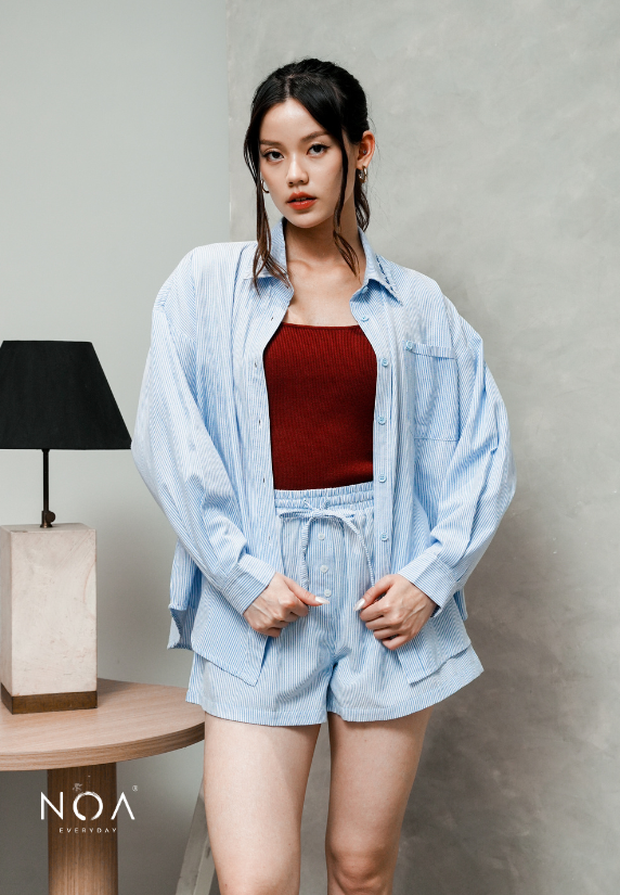 MIURA Striped Short Pants