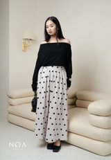 MIZU Nylon Maxi Skirt