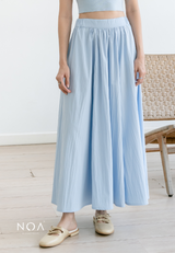 MIZU Nylon Maxi Skirt