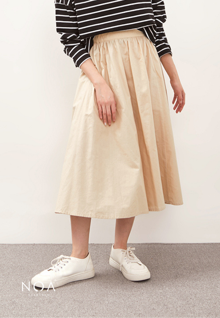 KAZUNA Midi Skirt - Cream