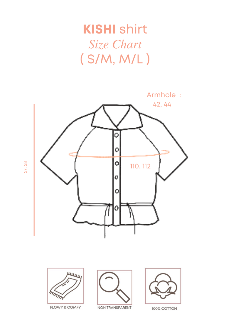 KISHI Drawstring Shirt - Light Brown