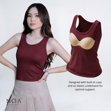 KAINE Rib Spandex  Bra Tanktop