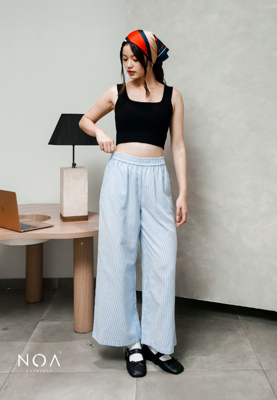 MIURA Striped Straight Pants