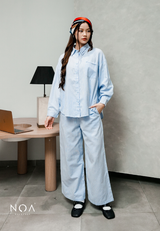 MIURA Striped Straight Pants