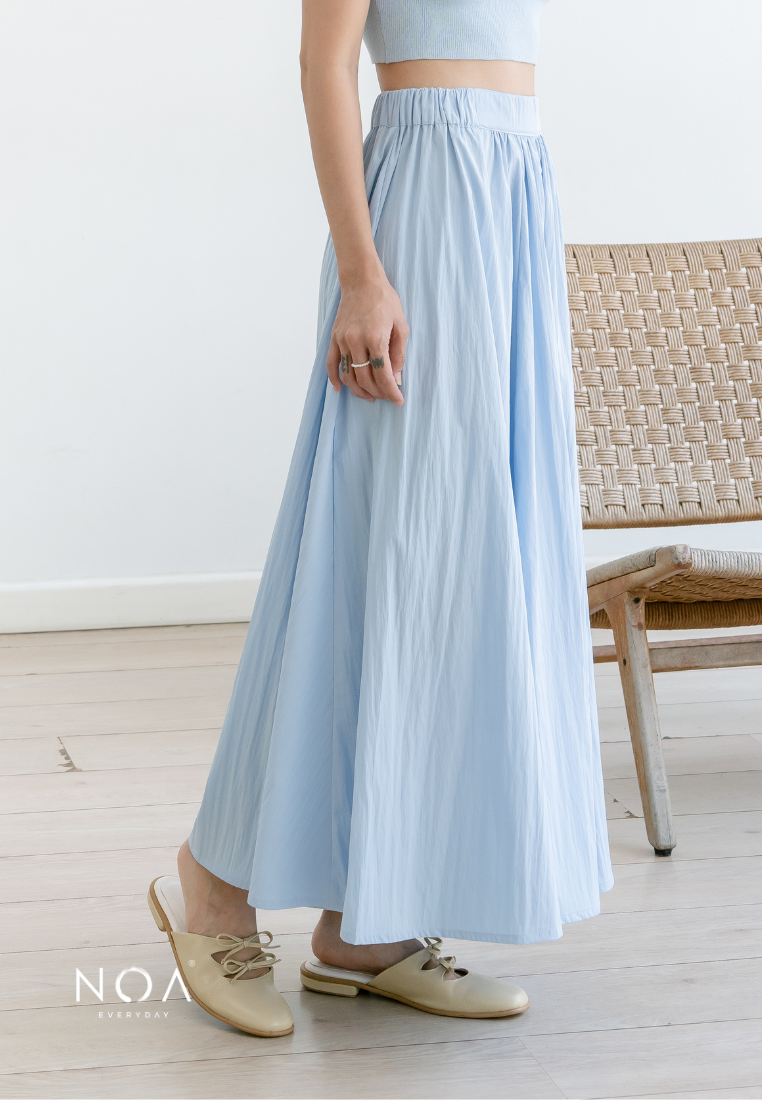 MIZU Nylon Maxi Skirt