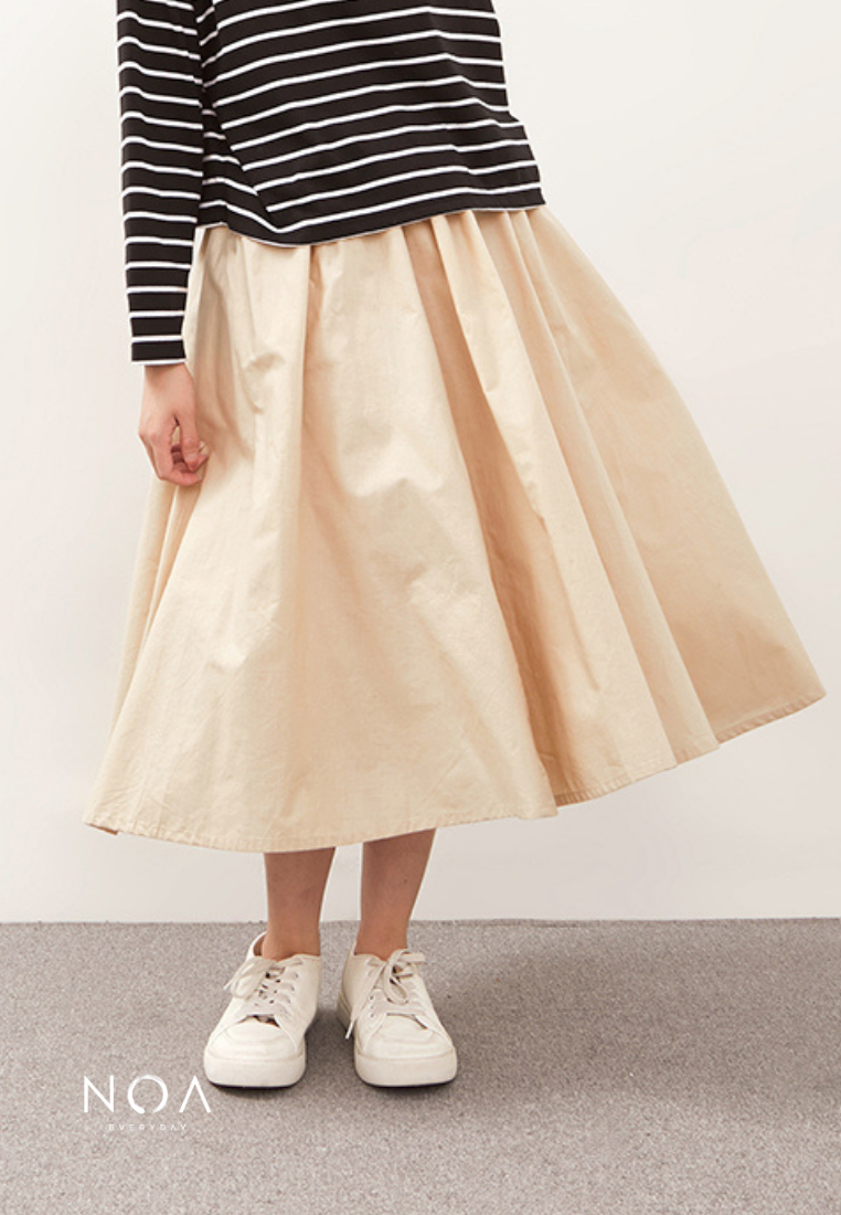 KAZUNA Midi Skirt - Cream