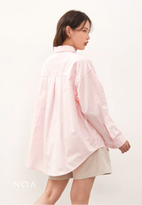 RIYE Long Sleeve Basic Shirt - Light Pink