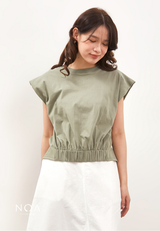 MICHIO Basic Sleeveless T-Shirt