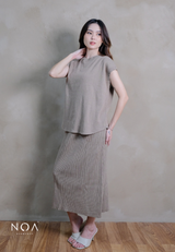 RAKU Knitted Oversized Sleeveless Blouse