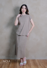 RAKU Knitted Oversized Sleeveless Blouse