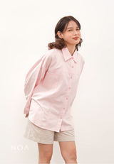 RIYE Long Sleeve Basic Shirt - Light Pink