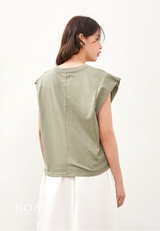 MICHIO Basic Sleeveless T-Shirt