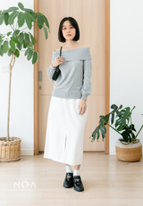 YUEN Off Shoulder Knitted