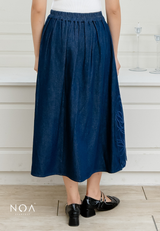NOA X KUSUMANGGI - ARU Embroidery A-Line Midi Skirt