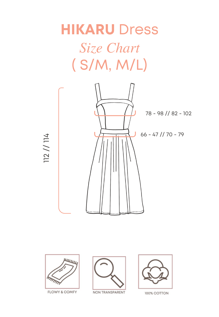 HIKARU Strap Midi Dress