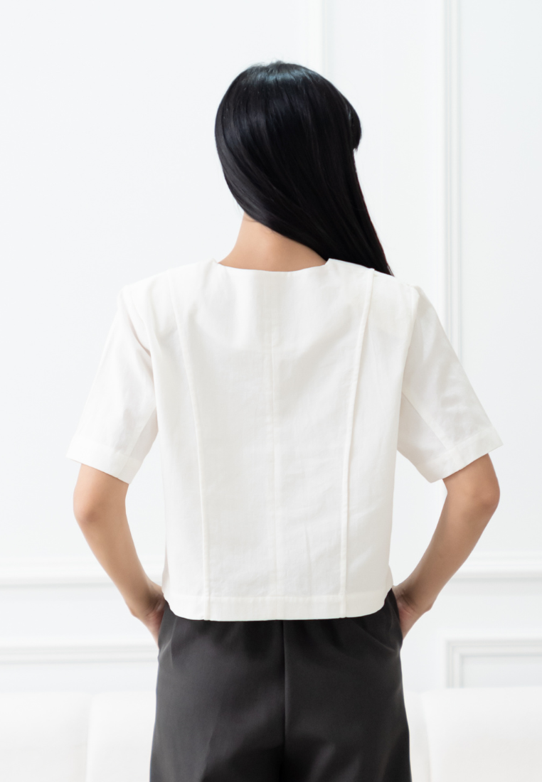 NAGISA Shortsleeve Padding Outer - White