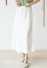 RITSUKA Satin Midi Skirt