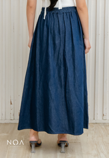 NOA X KUSUMANGGI - ARUKA Embroidery A-Line Maxi Skirt