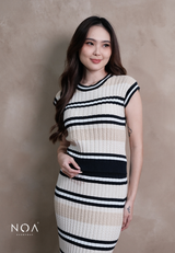 HINARI Knitted Pattern Sleeveless Blouse