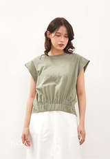 MICHIO Basic Sleeveless T-Shirt