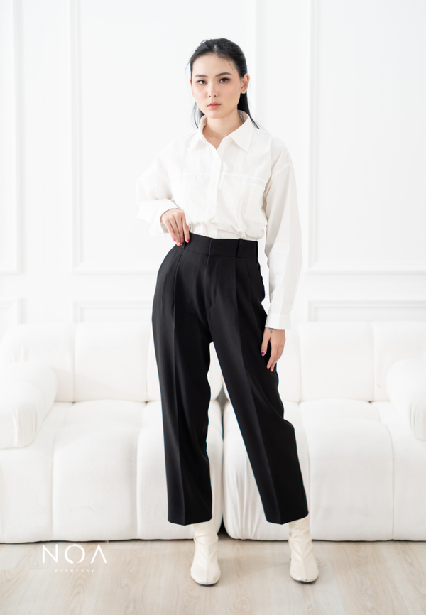 ARISA Ankle Pants - Black