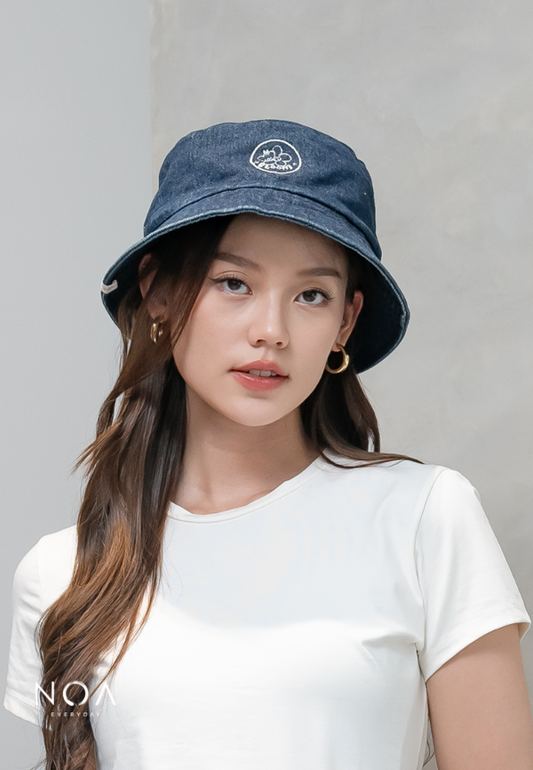 NOA X ANFUR - Bloom Flower Denim Bucket Hat