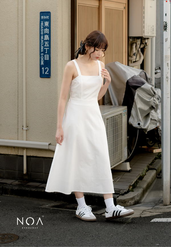 HIKARU Strap Midi Dress