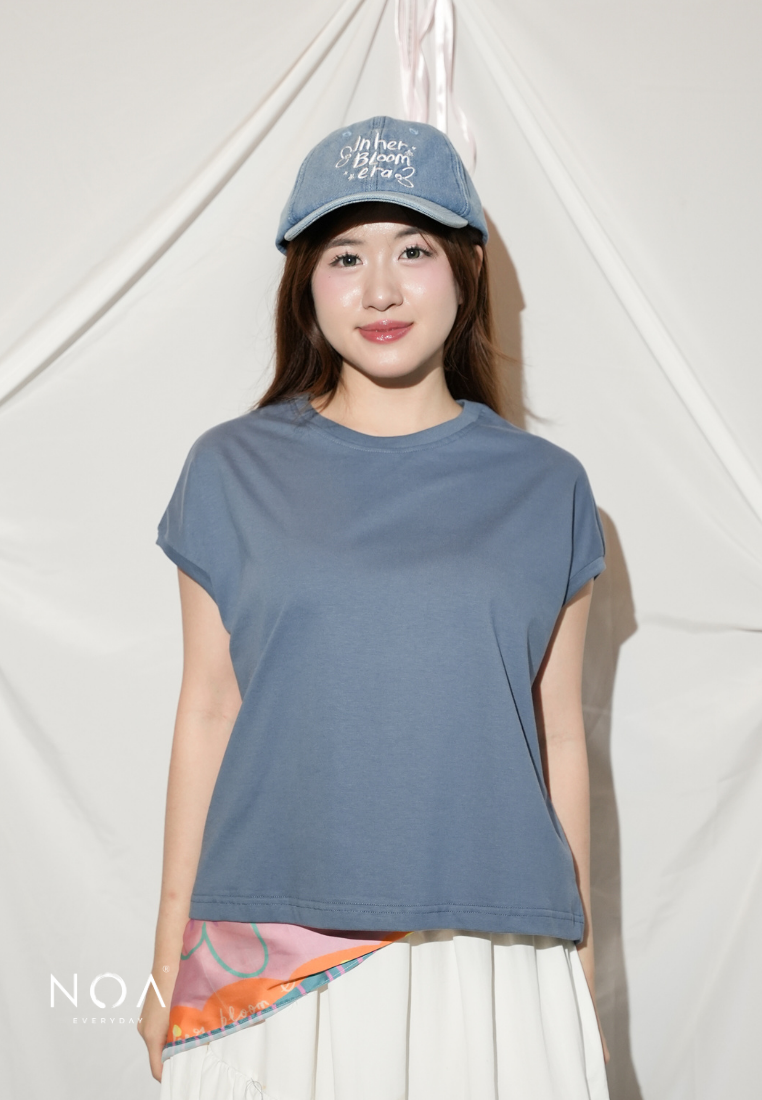 UZUKI Cotton 24s Sleeveless Boxy T-Shirt