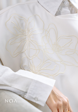 NOA X KUSUMANGGI - AMORI Embroidery Asymmetric Vest