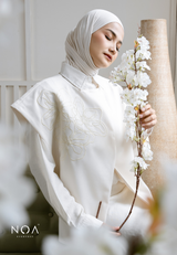 NOA X KUSUMANGGI - AMORI Embroidery Asymmetric Vest