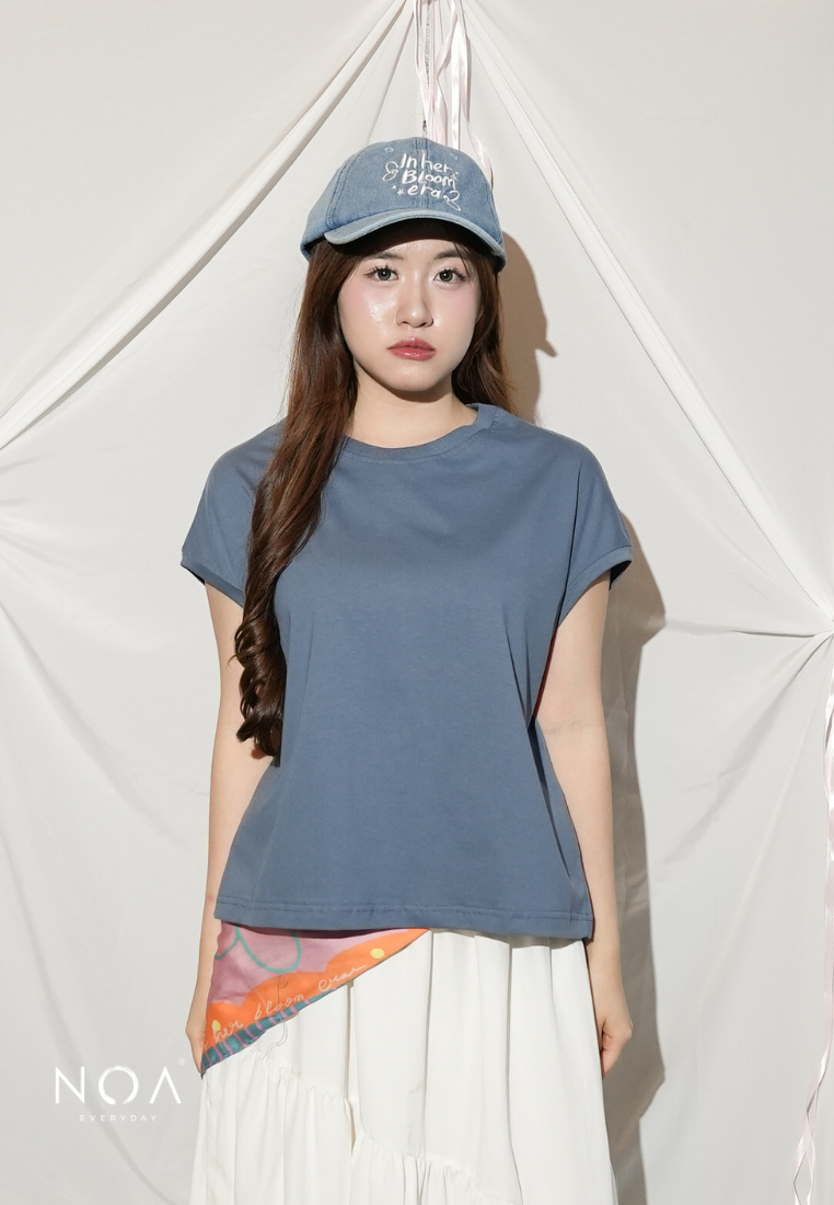 UZUKI Cotton 24s Sleeveless Boxy T-Shirt