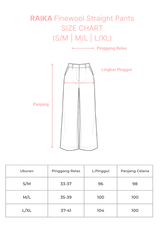 NOA X KUSUMANGGI - RAIKA Finewool Straight Pants