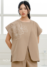 NOA X KUSUMANGGI - AMORI Embroidery Asymmetric Vest