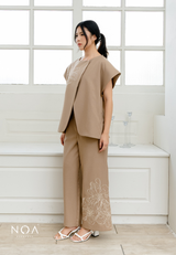 NOA X KUSUMANGGI - AMORI Embroidery Asymmetric Vest