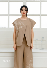 NOA X KUSUMANGGI - AMORI Embroidery Asymmetric Vest