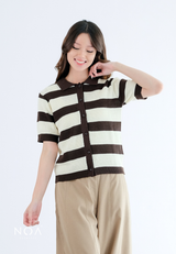 NAGI Knitted Short Sleeve Blouse