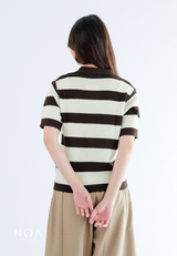 NAGI Knitted Short Sleeve Blouse