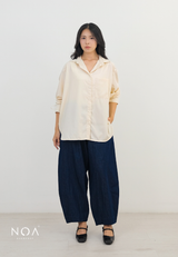 RIZUKA Back Drawstring Long Sleeve Shirt