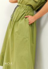 RUMIKO Maxi Skirt - Green