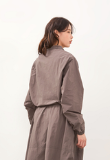 NOA STUDIO - KAZUE Cropped Nylon Jacket - Grey