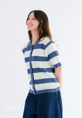 NAGI Knitted Short Sleeve Blouse