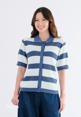 NAGI Knitted Short Sleeve Blouse