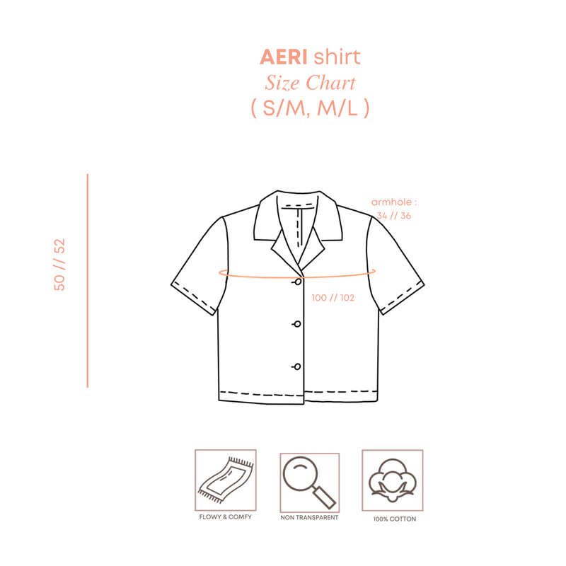 AERI Linen Boxy Basic Shirt - Light Cream