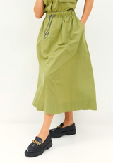 RUMIKO Maxi Skirt - Green