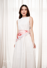 MIKA Cotton Sleeveless Flare Maxi Dress