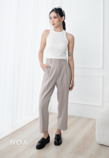 ARISA Ankle Pants - Cream