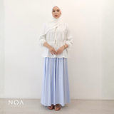 NATSU Linen Long Puff Sleeve Blouse
